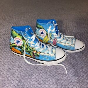 Boys Converse Chuck Taylor All Star Dino High Top Shoes Size US 5/Women7/EU 37.5
